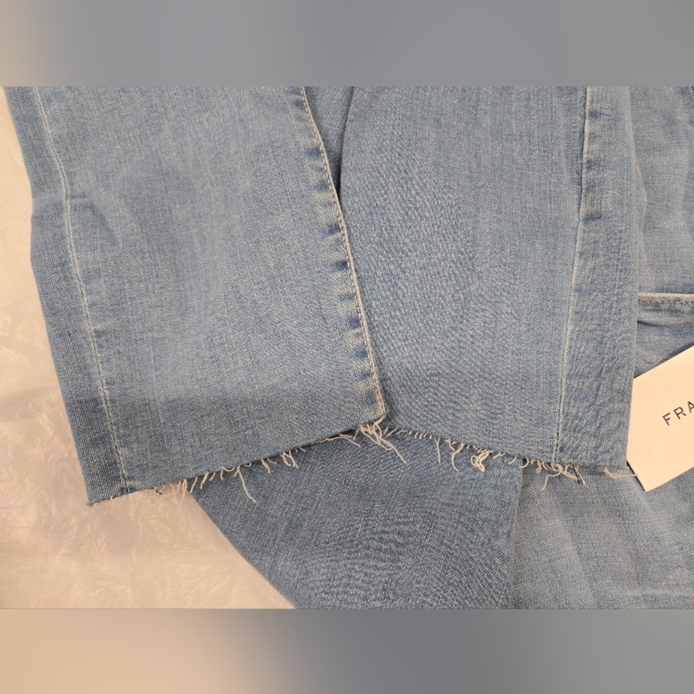 NWT Frame Le High‎ Skinny Raw Hem After Jeans NWT Size 32/ 12 - Picture 8 of 15